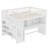 Full Solid Wood Loft Bed with Movable Desk and Shelves-1609883689-1609883702
