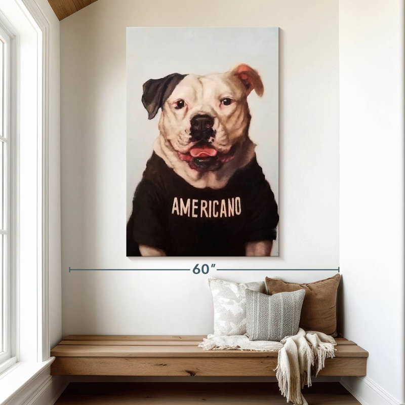 Brampt Americano, 51" H x 34" W