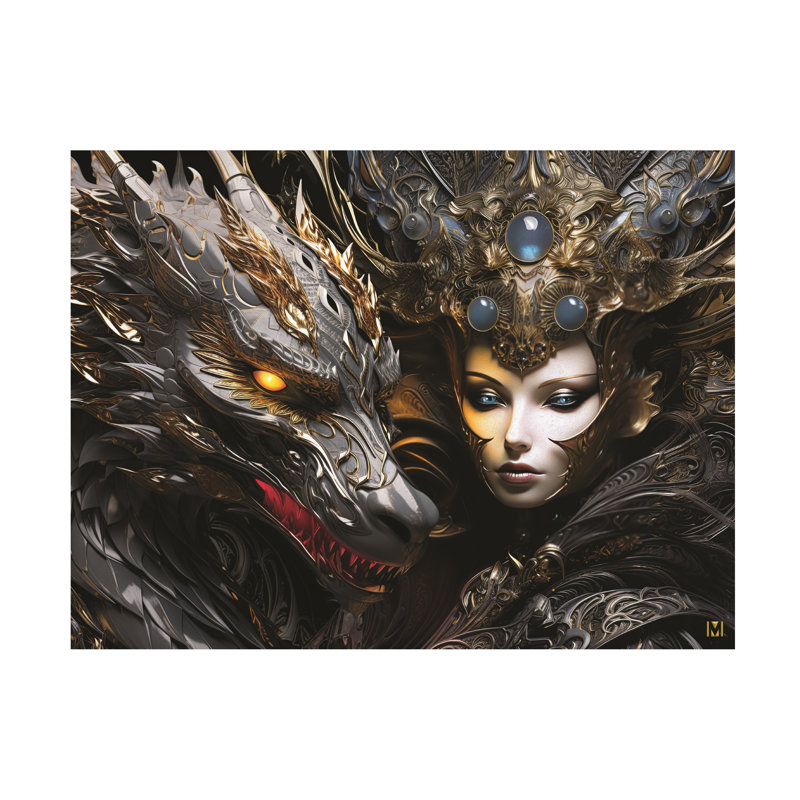 Art sur toile Michael Queen par Michael David, H 14 po x l 19 po