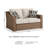 Causeuse d'extérieur avec coussin Danny
