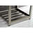 Kingston Brass Quadras 25-Inch Ceramic Console Sink with Stainless Steel Base and Shelf-49617813-49610619