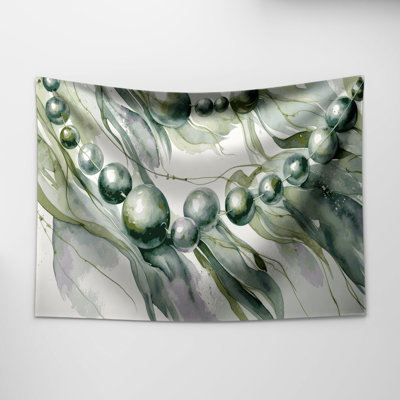 Tapisserie murale «Botanical String of Pearls»