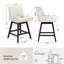 Tabouret de comptoir pivotant rembourré-627939624