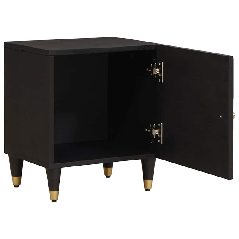 40cm W Solid Wood Bedside Table