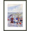 «Chiffres sur la plage» par Maurice Brésil Prendergast - impression giclée encadrée