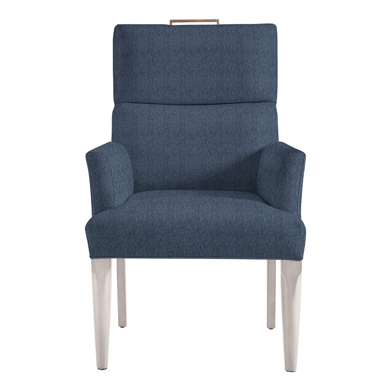 Brattle Road By Thom Filicia Upholstered Arm Chair, Navada Blue, Dove Gray