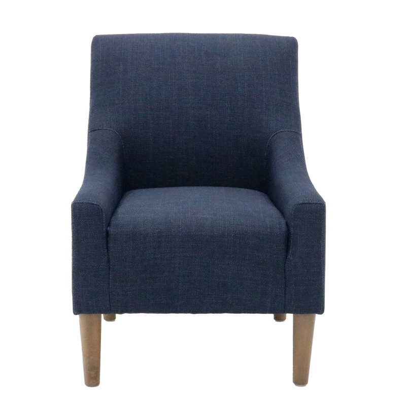Fauteuil l 25,5 po, Mélange de polyester bleu marine
