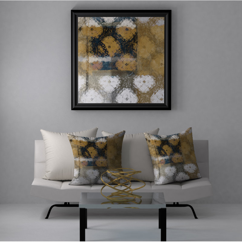 Housse de coussin décorative carrée et insert, 24 po x 24 po