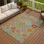 Machine Washable Indoor/Outdoor Mattera ACN2288 Damask Rug-1574279490