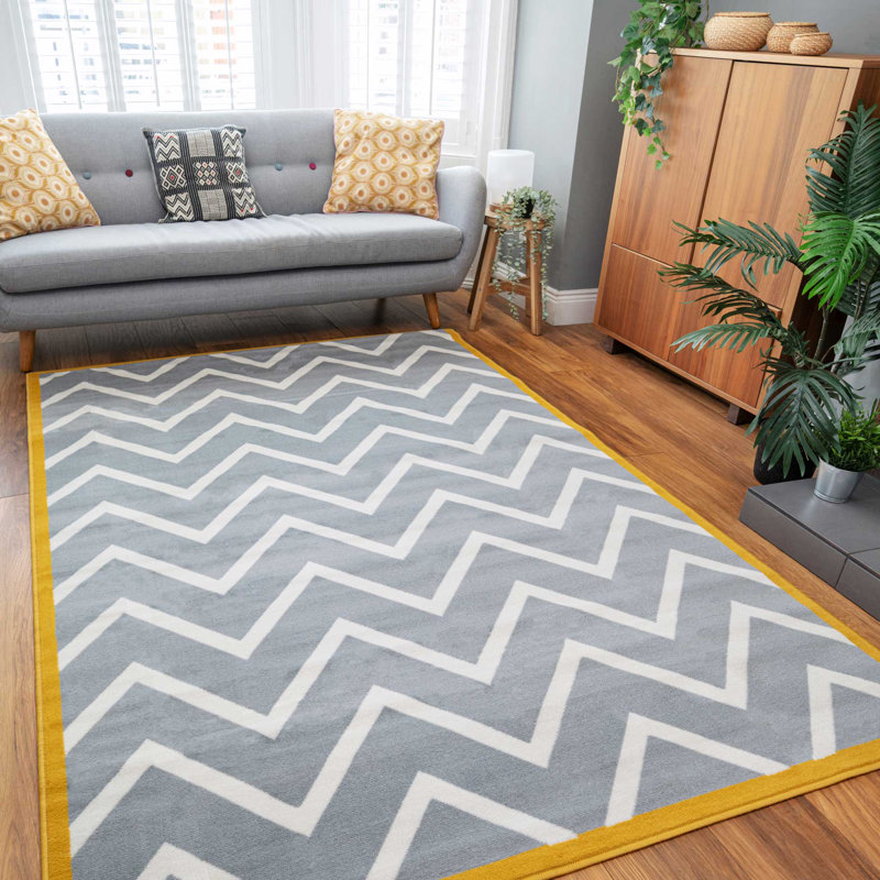 Alizeh Chevron Area Rug, Rectangle 120 x 170cm