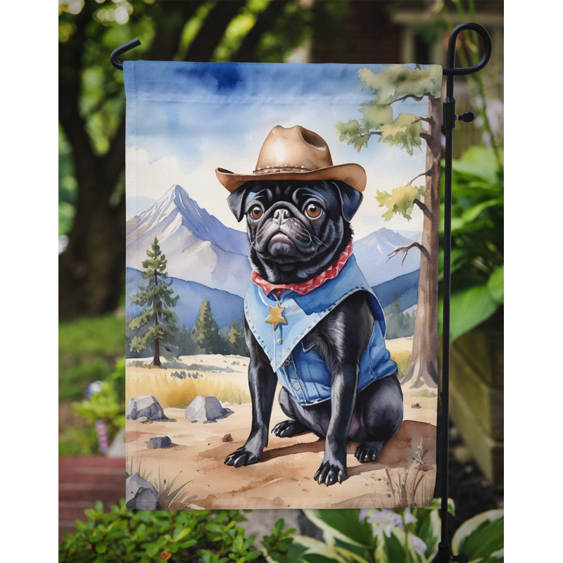 Drapeau Cowboy Welcome Garden, Carlin