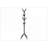Coat Racks, Modern Industrial Free Standing 4-Tier 8 Hooks 70"H Entryway Hall Tree | Black | Metal