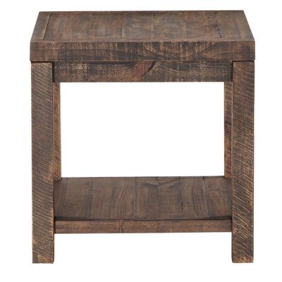Solid Wood End Table