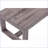Contemporary Rustic Brown Coffee Table for Living Room, Sturdy Rectangular Top Easy Assembly