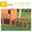 Grand refuge pour petits lapins en bois-116225456