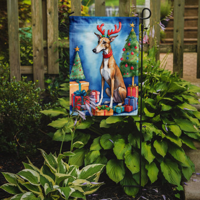 Drapeau de Noël renne de jardin