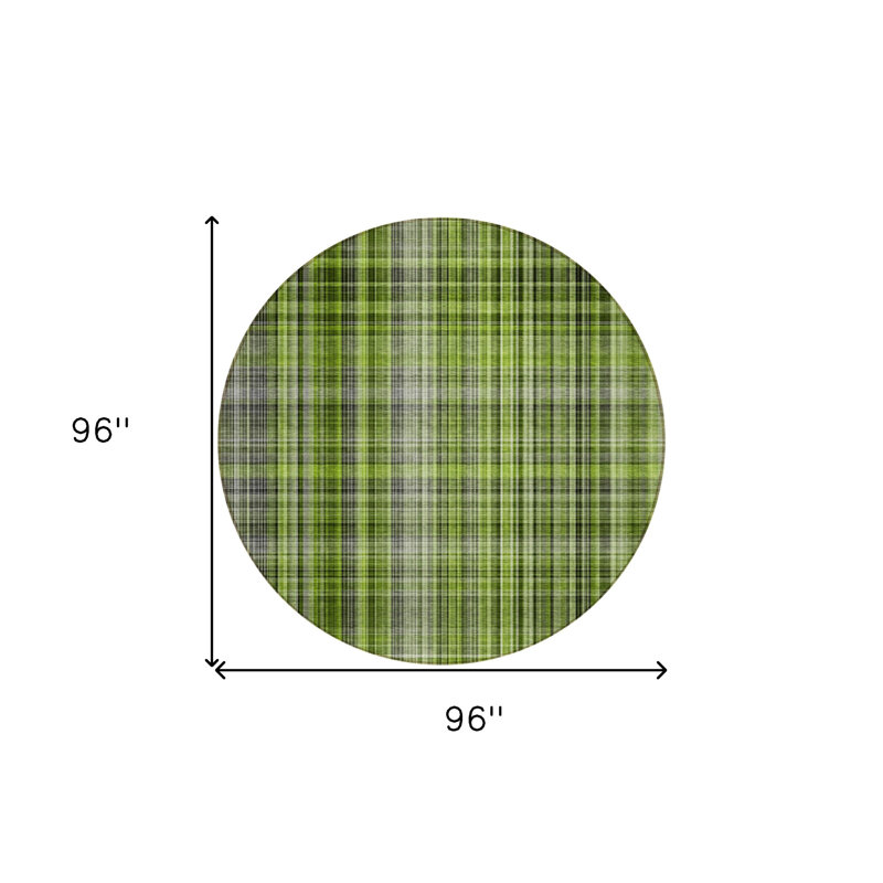 Tapis d'intérieur rond rond 8 po