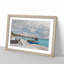 The Beach at Sainte Adresse by Claude Monet - Framed Print-62781181-62781179