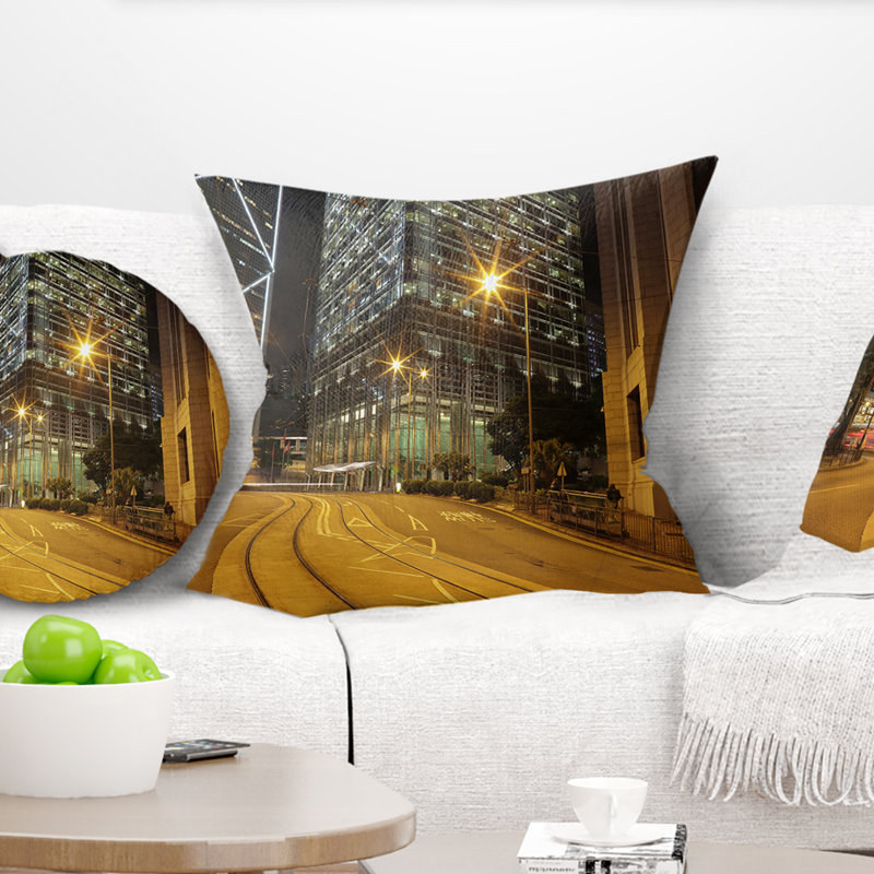 Coussin Cityscape, 16 po x 1 po, Coussin décoratif