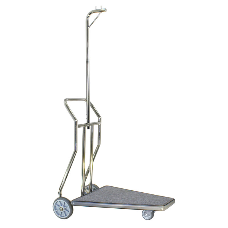 Utility Cart with Wheels, Gray, 48" H x 27" W x 71" D