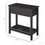 Table de rangement mince, table d'appoint étroite, table de bout
