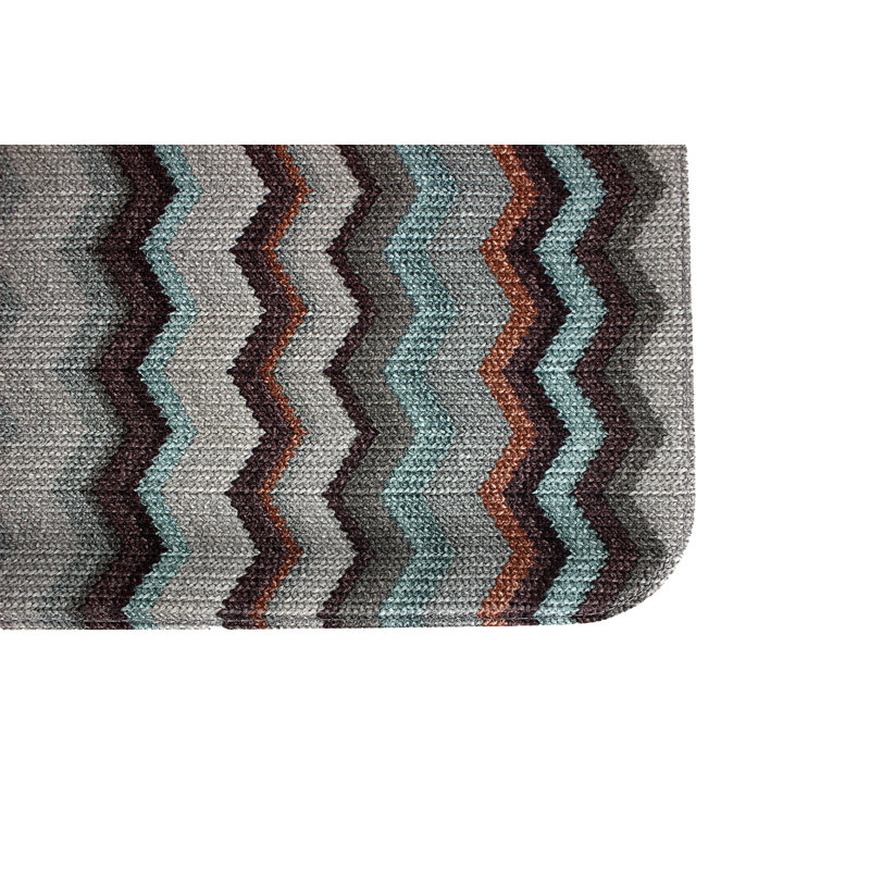 Alajhia Polyester Tray, Grey/Brown/Blue, 2cm H x 33cm W x 25cm D
