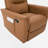 Swivel Rocker Recliner With Massage Function, Upholstered Nursery Recliner Chair With Side Pocket-987509445