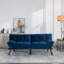 Canapé-lit pliant convertible bleu marine-114427517