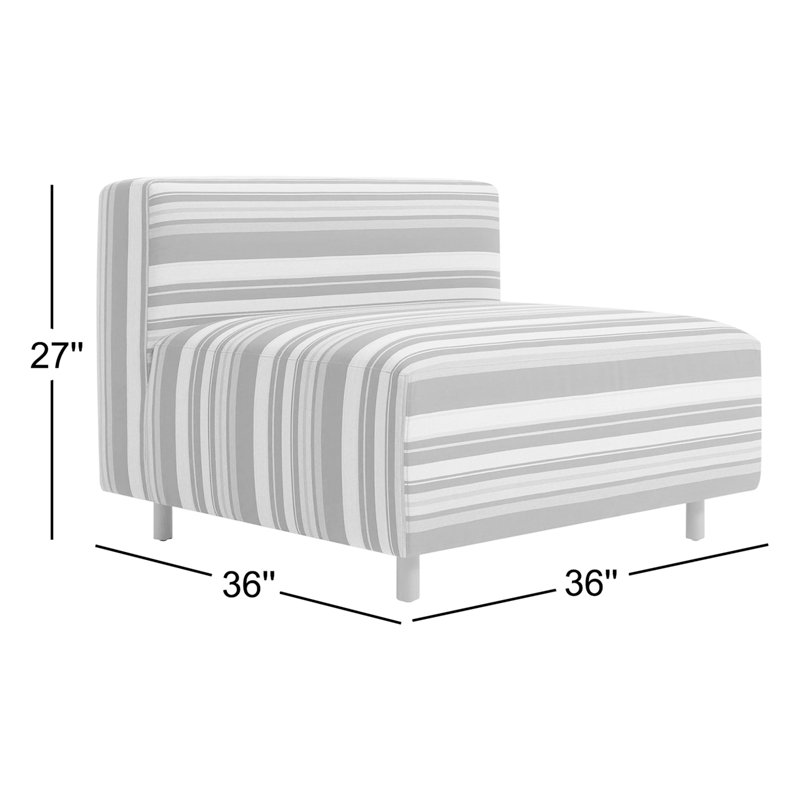9 Yard Outdoor Lounge Chair, Coal Sunbrella®