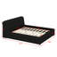 Lit plateforme tapissier Contemporary-882348388