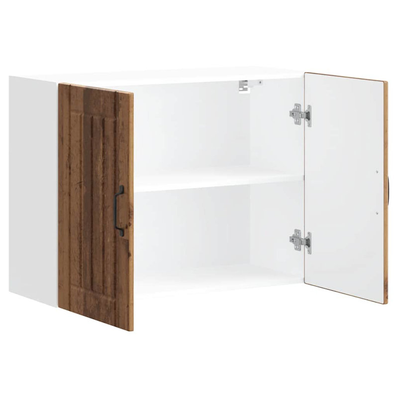 Standard Wall Cabinet, old wood, 60cm H x 80cm W x 31cm D
