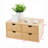 Bamboo Desk Organizer with 4 Drawers