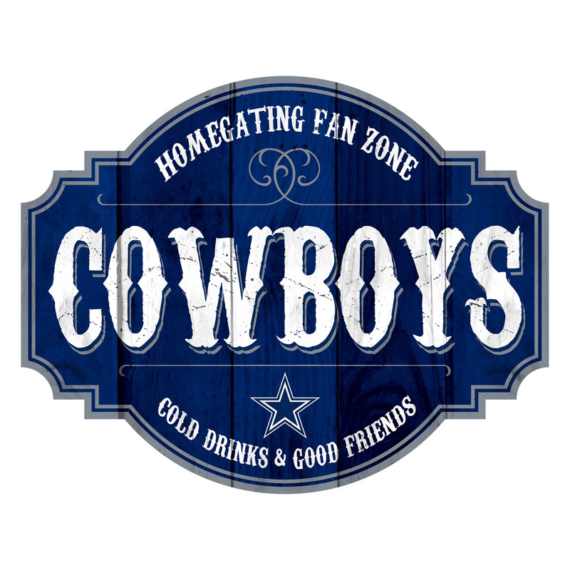 Entertainment Wall Decor, 23.5" x 23.5" x 0.25", Dallas Cowboys
