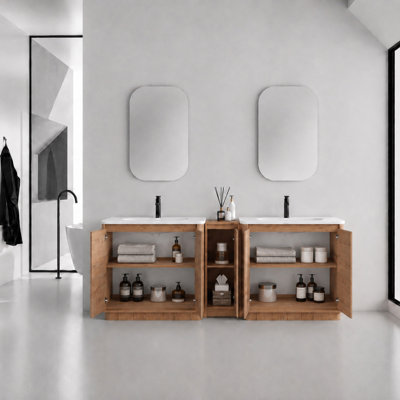 Meuble-lavabo autoportant Pebble