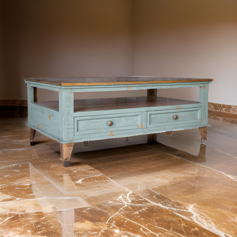 Capriana Solid Wood Top Coffee Table