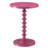 Purple Accent Table With Pedestal Base