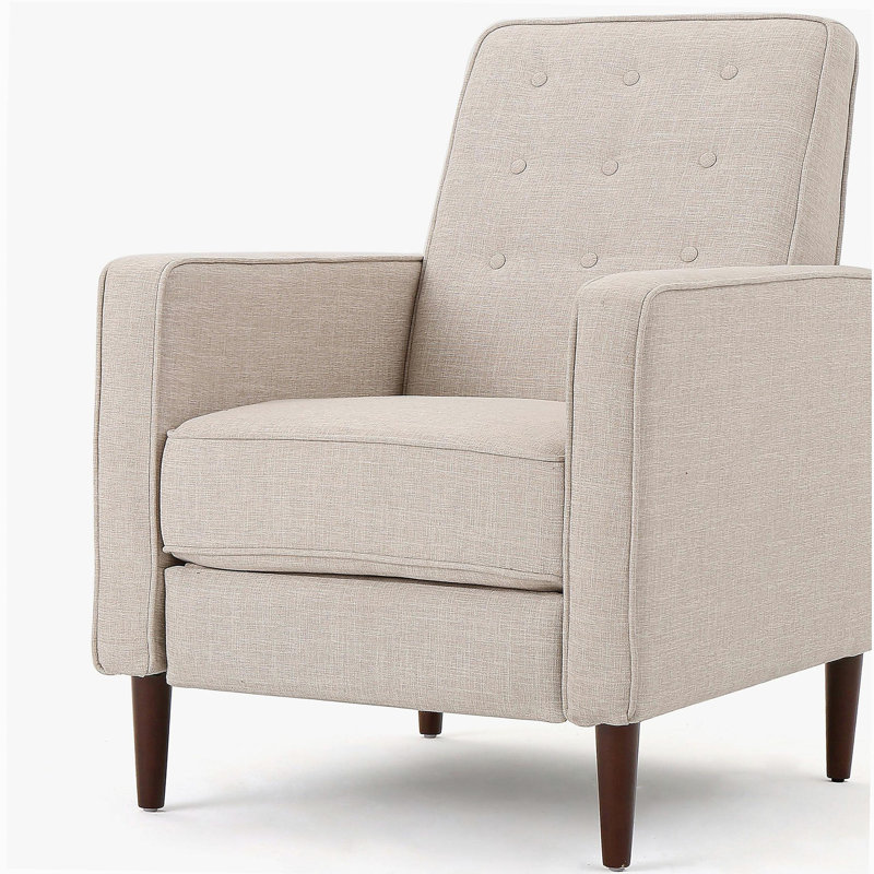 Canapé inclinable en tissu Mid-Century, Blé