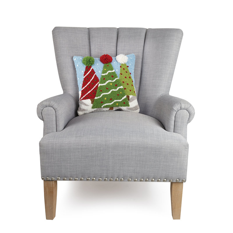  Square Wool Pillow Cover and Insert
