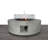 Abigale Round Propane Fire Pit Table-734217751