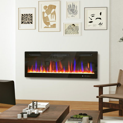 Belfry Heating Black Electric Fireplace