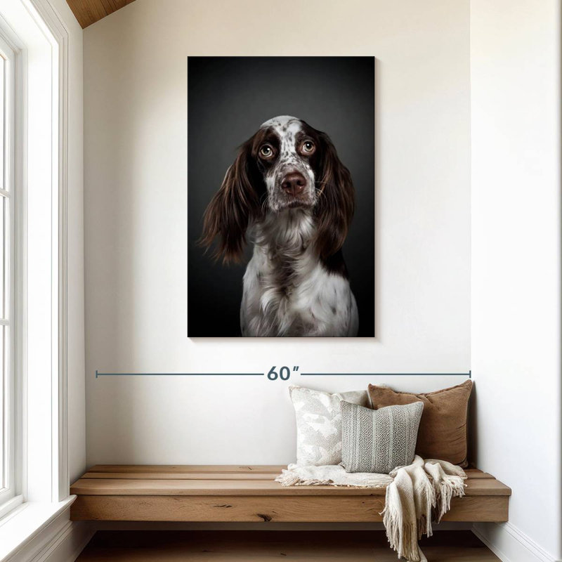Adorable English Setter, 45" H x 30" W