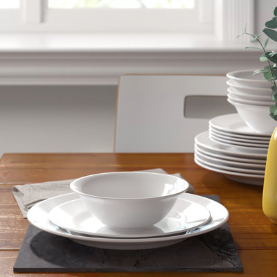 Waterside 18pc Round Melamine Dinner Set