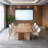 Modern Rectangular Solid Wood Conference Table-301849254