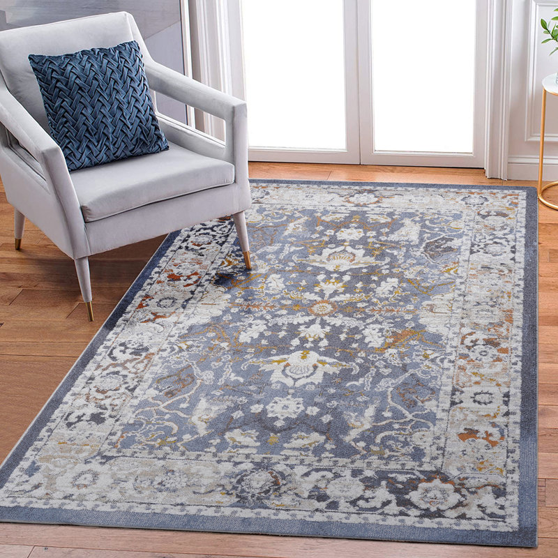 Tapis traditionnel 5X7, Rectangle 5 pi 3 po x 7 pi 6 po
