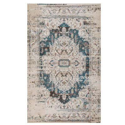 Diantha Medallion Polypropylene Indoor Area Rug