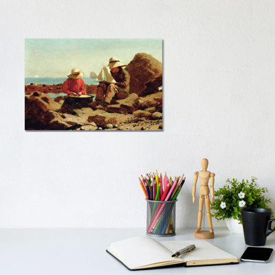 The Boat Builders, 1873 by Winslow Homer - 1 Piece Wrapped Canvas Wall Art