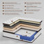 Matelas moyen en mousse viscoélastique gélifiée rafraîchissante avec charbon-459702092-454177623