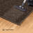 Amoritta Furnish my Place Modern Indoor/Outdoor Commercial Solid Color Rug - Pet and Kids Friendly Rug, Stain Resistant, Floor Carpet for Living Room & Hallway, Wedding - Chocolate-553646815