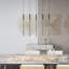 Luminaire suspendu cylindrique à DEL 5 lumières pour îlot de cuisine Baileyton-1392887985