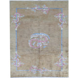 Kotanabad Wool Area Rug in Taupe/Pink/Light Blue